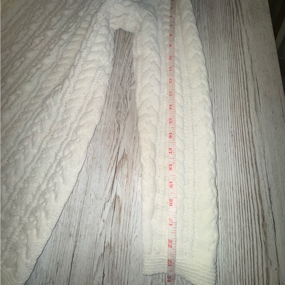 NWT J.Jill Chenille Cable Knit Sweater Pullover Cozy Fall Sweater in Bone S - Picture 7 of 13